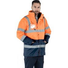OWL İş Kabanı Çift Renkli Reflektörlü Hi - Vis
