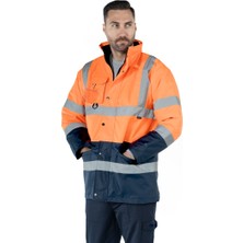 OWL İş Kabanı Çift Renkli Reflektörlü Hi - Vis