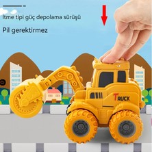 First Çocuk Oyuncağı Geri Itmeli Yol Silindiri Mühendislik Aracı (Yurt Dışından)