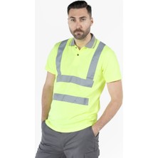 OWL OWL Polo Yaka Dry Touch Hi-Vis T-Shirt