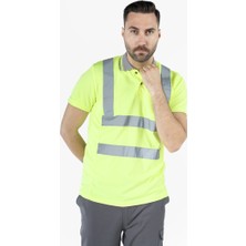 OWL OWL Polo Yaka Dry Touch Hi-Vis T-Shirt