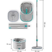 Smarter Aqua Max Temizlik Seti + Yedek Mop