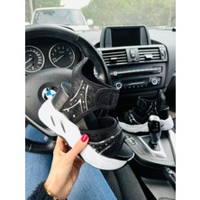 Lady Sandalet Kadın Dolgu Topuklu Spor Sandalet Yükseklik[9] cm