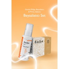 Baga Beyazlatıcı Set Genital Bölge Beyazlatıcı & Pirinç Sabun