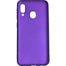 ZORE Galaxy A40 Kılıf Premier Silikon Kapak-Mor