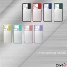 ZORE Galaxy M31 Kılıf Lensi Kapak-Kırmızı