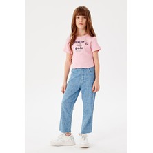 Beverly Hills Polo Club Kız Çocuk Pembe T-Shirt