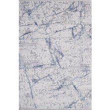 Artemis Halı Artex 05851A Gri Mavi Modern Saçaklı Halı