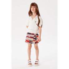 Beverly Hills Polo Club Kız Çocuk Beyaz T-Shirt