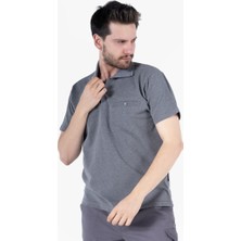 YILDIRIMLAR T-Shirt %100 Pamuk Polo Yaka Fleto Cepli %100 Pamuk