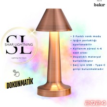 Shar Lightning Dokunmatik LED Masa Lambası