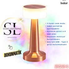 Shar Lightning Dokunmatik LED Masa Lambası