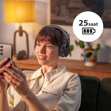 Philips TAH3209 Kablosuz Kulak Üstü Kulaklık Dinamik Bas, Bluetooth, Çok Noktalı Bağlantı 25 Saat Kullanım Süresi Siyah