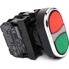 Emas Çiftli Start/stop Butonu Kırmızı/yeşil