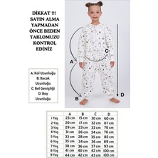 Cantoy Kız Erkek Çocuk Kalın Elyaf Dolgulu Premium Kalite 2.5 Tog Desenli Uyku Tulumu