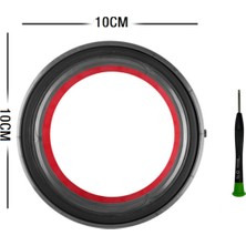 Danazeey 2x Dyson V12 Ince Elektrikli Süpürge Toz Kutusu Üst Sabit Sızdırmazlık Halkası Yedek Toz Kovası Filtre Temizleyici Çöp Kutusu (Yurt Dışından)