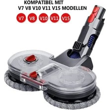 Danazeey Elektrikli Paspas Aparatı Dyson V7 V8 V10 V11 V15 Elektrikli Süpürge ile Çıkarılabilir Su Tankı Seti 10 Paspas Pedleri (Yurt Dışından)