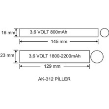 Arsel AK-390-3 LED Lambalar İçin Acil Durum Yedekleme Kiti Kesintide 180 Dak. Yanan 50-90 Volt