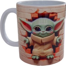 Shido Baby Yoda Baskılı Kupa,yıldız Savaşları Karakterli Kupa,baskılı Kupa
