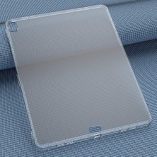 AktarMobile iPad Air 11 M2 2024 Uyumlu Şeffaf Silikon Kılıf Esnek Tpu Kapak Arkası Buzlu Tablet Kılıfı