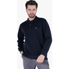 Yıldırımlar Yıldırımlar 3 İplik Polo Yaka Fleto Cepli Sweatshirt