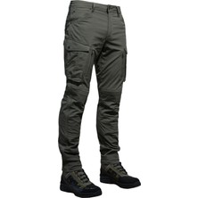 The Biker Jeans Truva Cargo Khaki Korumalı Motosiklet Pantolonu