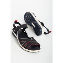 Munshoes Deri Kadın Lacivert Sandalet         GN24YNAVY-LACİ