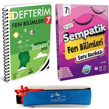 Ünlüler Karması 7. Sınıf Sempatik Fen Bilimleri Soru ve Arı Fen Bilimleri Defterim+Kalemlik 2 Kitap