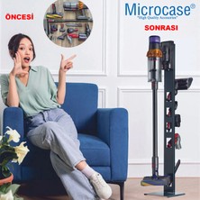 Microcase Dyson Uyumlu Dikey Süpürge Standı Dyson V15 - V12 - V11 - V10 - V8 Uyumlu Metal Stant AL4556