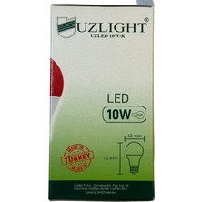 Uzlight 10W(75W) 1000K (Kırmızı Işık) E27 Duylu LED Ampul (8 Adet)