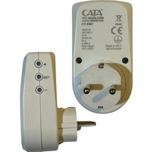 Cata CT-9187 4000W Akım Korumalı LED Göstergeli Priz (2 Adet)