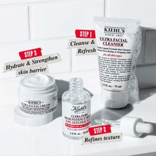 Kiehl's Smooth It Up Başlangıç ​​seti, Daha Pürüzsüz ve Işıltılı Cilt İçin Üçlü Bakım