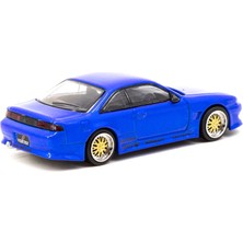 Tarmac Works 1:64 Vertex Nissan Silvia S14 Blue Metallic