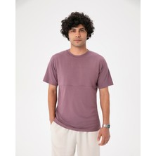 Ayma Active Lila Ecovero™ Erkek Viskoz Kısa Kollu T-shirt