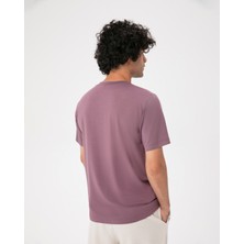 Ayma Active Lila Ecovero™ Erkek Viskoz Kısa Kollu T-shirt