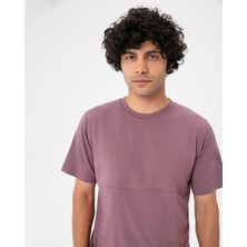 Ayma Active Lila Ecovero™ Erkek Viskoz Kısa Kollu T-shirt