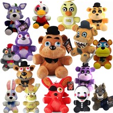 Boding Store Beş Gece Freddy'nin Fnaf Sevimli Peluş Oyuncak Oyunu Bebek 18 cm Bonnie Ayı Tilki Karikatür Dolması Doll Freddy Oyuncak Çocuk Hediye (Yurt Dışından)