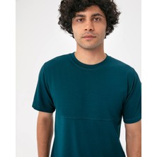 Ayma Active Petrol Ecovero™ Erkek Viskoz Kısa Kollu T-shirt