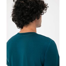 Ayma Active Petrol Ecovero™ Erkek Viskoz Kısa Kollu T-shirt