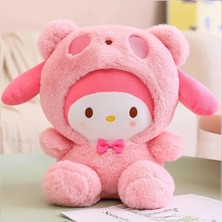 Boding Store 20 cm Yepyeni Sanrio Kawaii Hello Kitty Peluş Oyuncak Yastık Bebek Peluş Tarçın Rulo Çocuk Peluş Oyuncak Ev Dekorasyon Peluş Noel Bebek (Yurt Dışından)