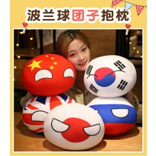 Boding Store 10 cm Kawaii Countryball Peluş Oyuncak Dolması Polonyatop Bm Abd Sscb Fransa Rusya Ingıltere Japonya Ab Kananda Ita Ru Kanepe Yastık Kolye (Yurt Dışından)