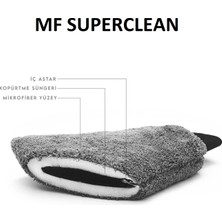 MF SuperClean Superclean Premium Mikrofiber Araç  Oto Yıkama  Eldiveni
