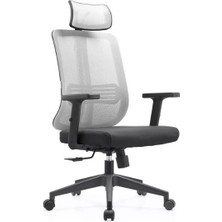 Dopa Leisuremod Modern Ofis Koltuğu, File Sırt ve Baş Desteği, Ayarlanabilir Yükseklik, 360 Derece Döndürülebilir ve Eğilebilir Nift Serisi