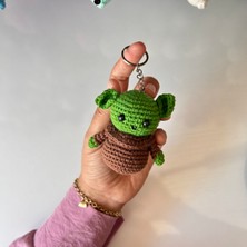 Marifetli Tığım Amigurumi Örgü Yoda Anahtarlık