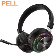 Pell GM-032 Oyuncu Kulaklığı Rbg Mikrofonlu Pc/oyun/telefon