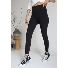 CMZ Collection Kadın Ultra Yüksek Bel Günlük Likralı Toparlayıcı Tayt