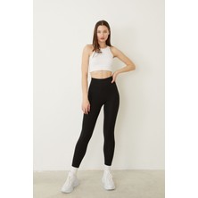 CMZ Collection Kadın Toparlayıcı Süper Yüksek Bel Spor ve Günlük Tayt