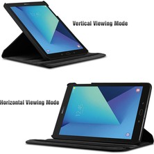 FUJİMAX Samsung Galaxy Tab S5E Kılıf 360 Derece Dönebilen Yatay ve Dikey Standlı Deri Kılıf + 9h Tam Kaplayan Nano Ekran Koruyucu