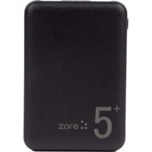 Zore ZR-PW04 LED Işıklı Taşınabilir Powerbank 5000 Mah