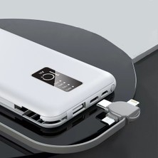Zore Pw-05 Hızlı Şarj LED Göstergeli Micro Lightning Type-C Kablolu Taşınabilir Powerbank 10000MAH